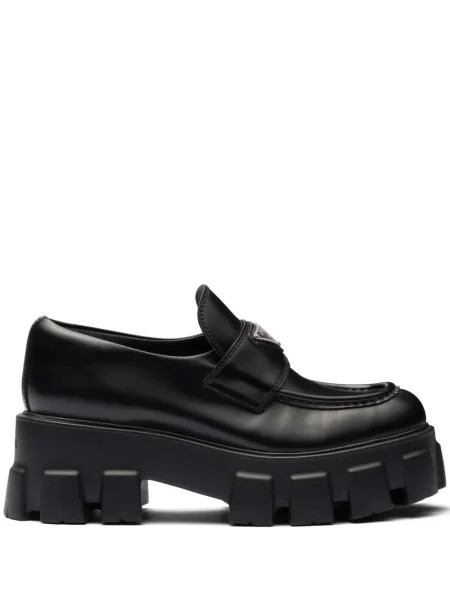 Pantofi loafer Prada din piele negru
