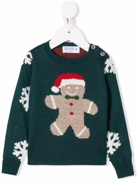 Sweter dziecięcy Siola zielony
