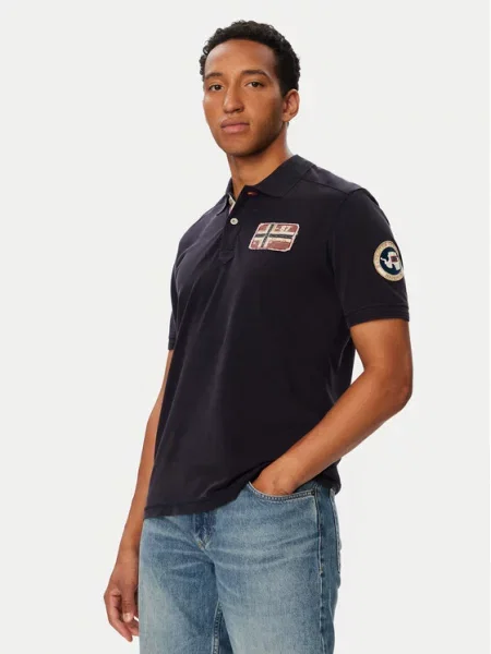 Napapijri Polo Polo Ss Σκούρο μπλε
