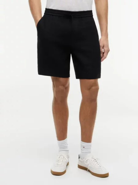 Pantaloni scurți Tommy Hilfiger de in negru