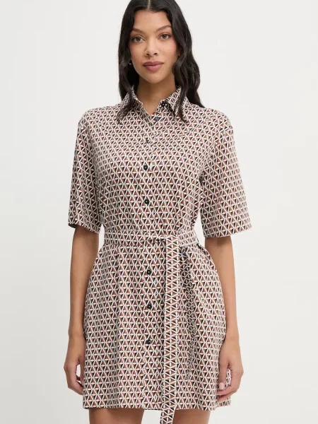 Max Mara Beachwear sukienka letnia BONITO brązowa