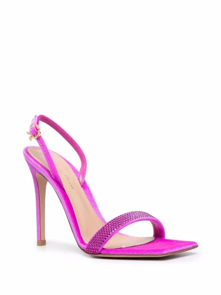 Sandale Gianvito Rossi din piele roz