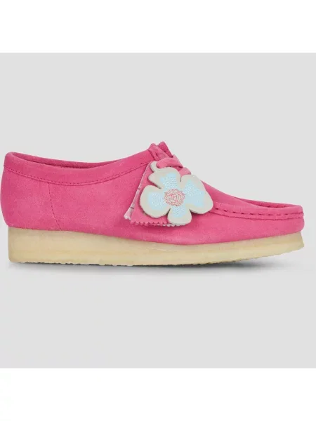 Pantofi Clarks Originals roz