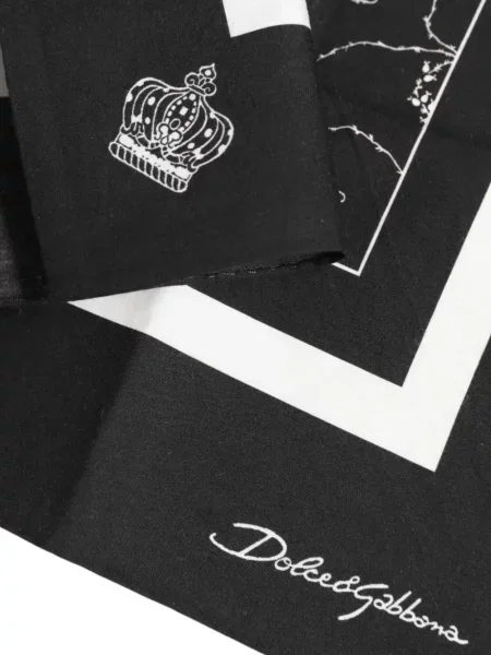 Šál Dolce & Gabbana černý
