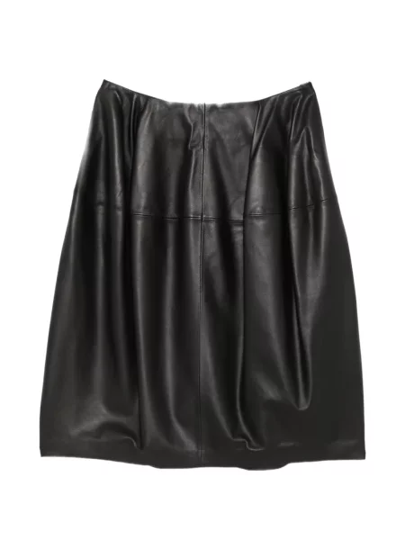 Fustă din piele Toteme negru