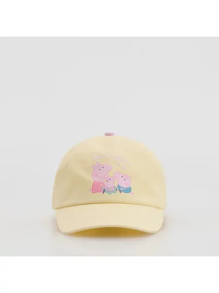 Reserved Kšiltovka Peppa Pig světle žlutá