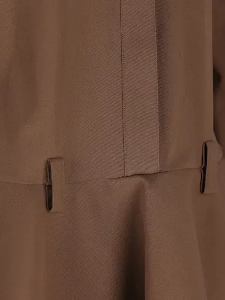 Rochie tip cămașă Loewe evazată maro