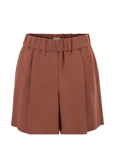 Pantaloni scurți Brunello Cucinelli maro
