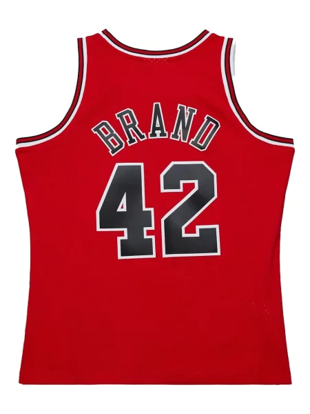Cămașă Mitchell & Ness din jerseu roșu