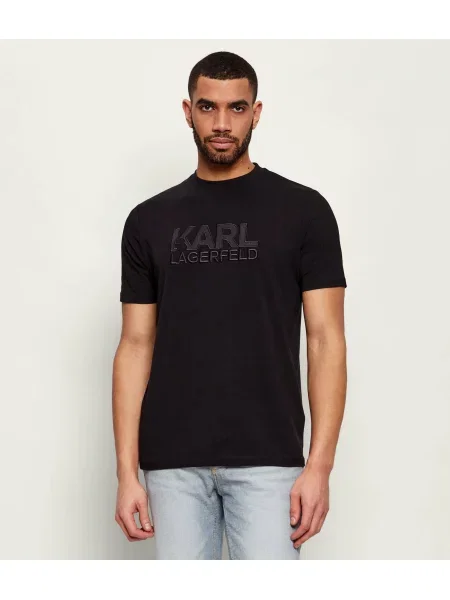 KARL LAGERFELD Póló fekete