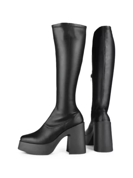 Botine Altercore cu platformă negru