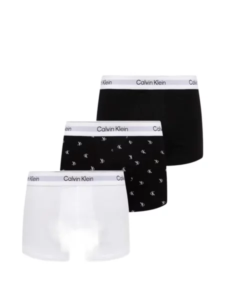 Boxeri Calvin Klein Underwear cu imagine negru