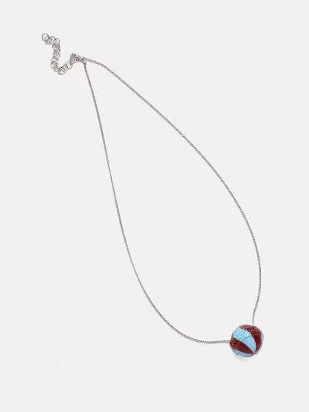 Ogrlica Fiorucci Lollipop rdeča