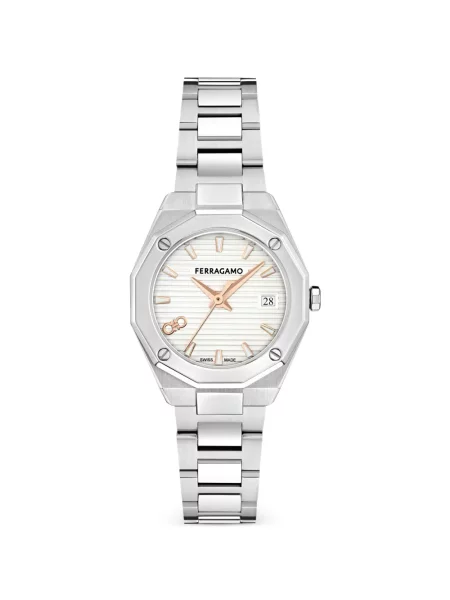 Ceas Ferragamo alb