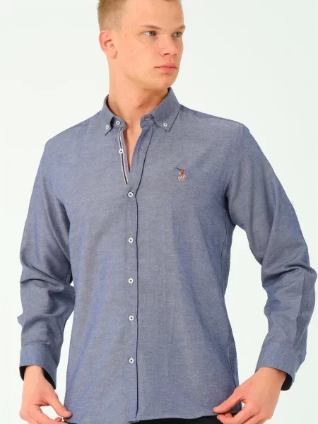 Kavbojska srajca Dewberry siva