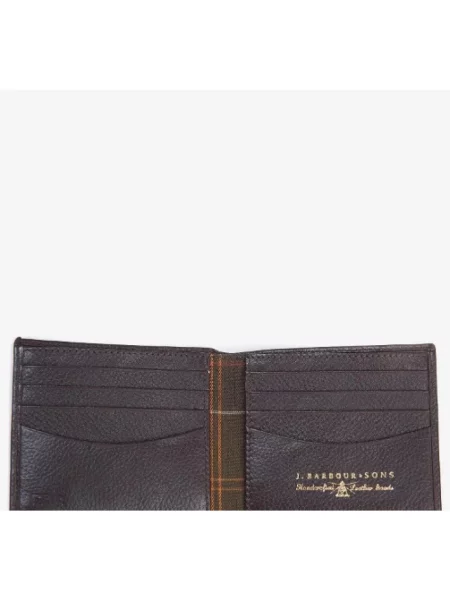 Portfel Barbour skórzany brązowy