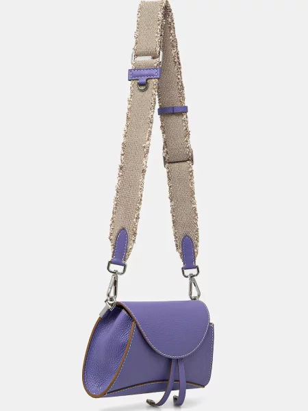 Шкіряна сумочка Gianni Chiarini MARGOT фіолетовий