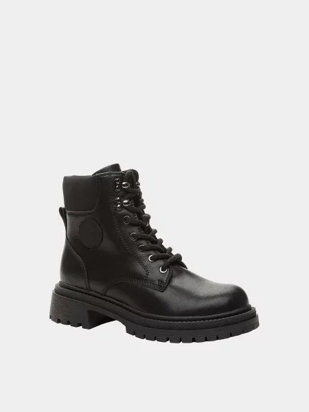 Кожаные ботинки Keddo черные