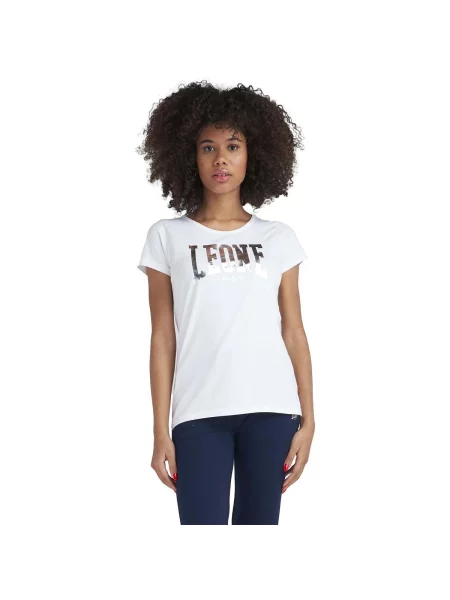 Scurt tricou Leone 1947 cu mâneci scurte alb