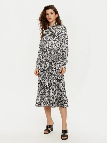 KARL LAGERFELD Rochie tip cămașă alb
