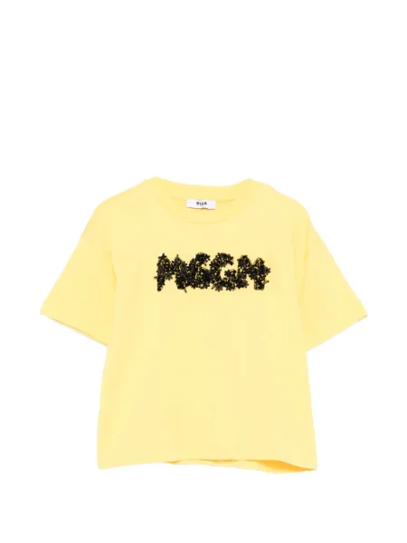 Koszulka dziecięca Msgm żółta