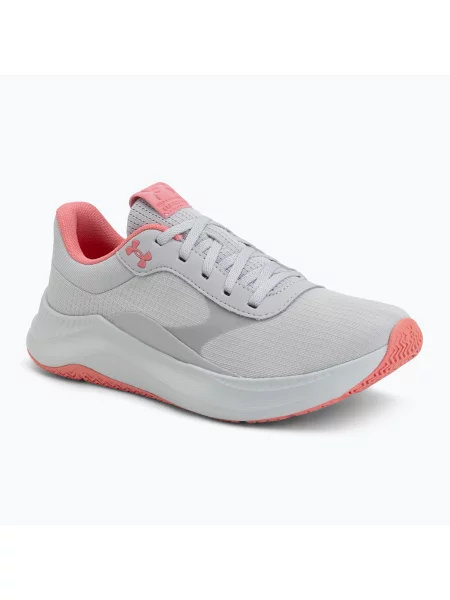 Дамски обувки за тренировка Under Armour Aurora 3 halo grey/halo grey/bittersweet pink сиво