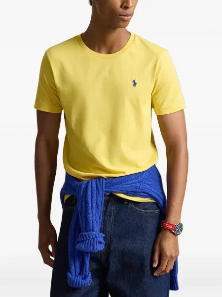Satenske rukavice Polo Ralph Lauren s vezom s vezicama smeđa