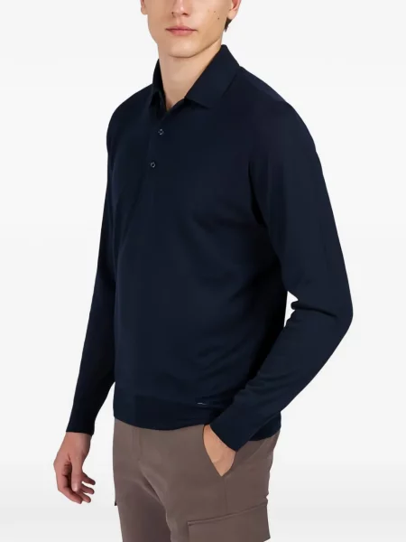 Polo Paul & Shark cu broderie albastru