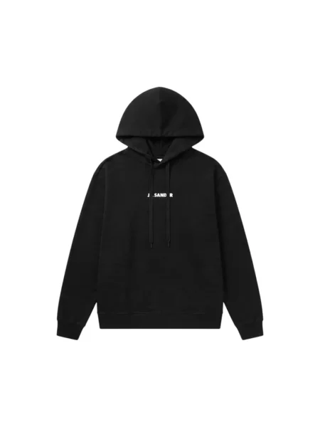 Bluza Jil Sander z logo czarna