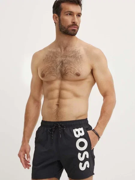 Kopalne kratke hlače BOSS črna
