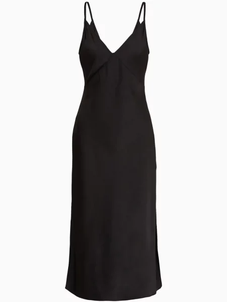 Rochie Armani Exchange cu decolteu în V de costum negru