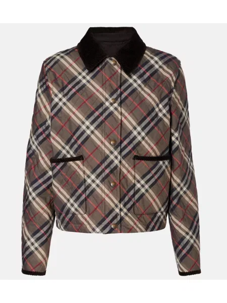 Geacă Burberry în carouri