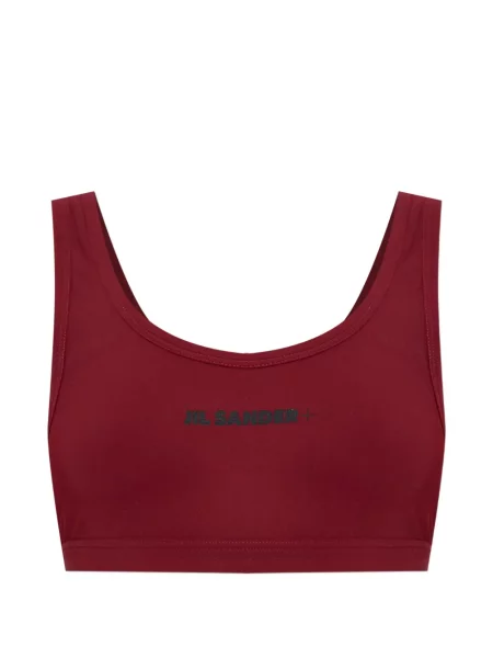 Sutien Jil Sander cu imagine roșu