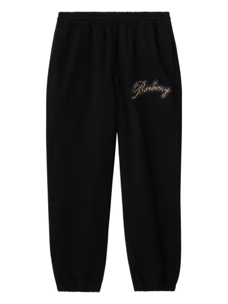 Pantaloni Burberry în carouri negru