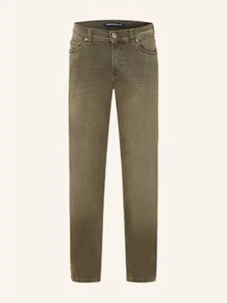 Strokesman's Jeansy Slim Fit gruen zielone