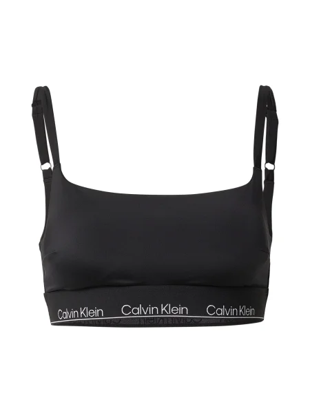 Calvin Klein Swimwear Bikini partea de sus Negru alb