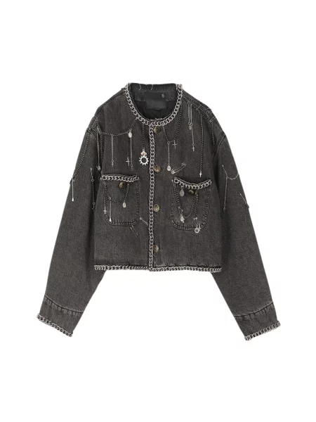 Kurtka jeansowa R13 szara