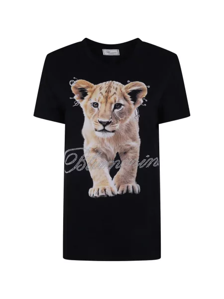 Tricou Blumarine cu imagine negru
