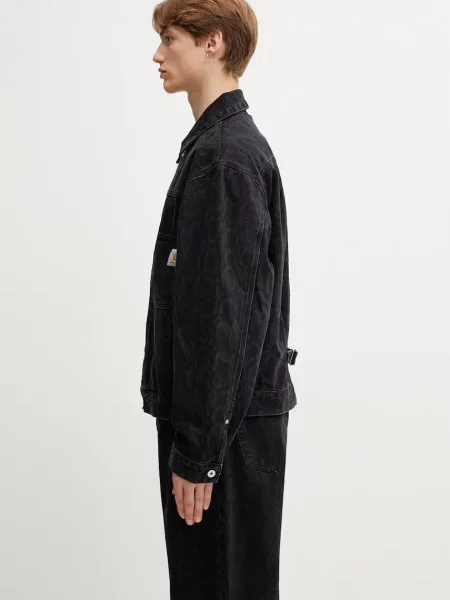Carhartt WIP Belmar Jacket jachetă din denim pentru bărbați negru