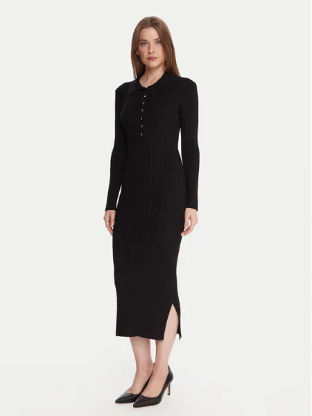 French Connection Rochie tricotată negru