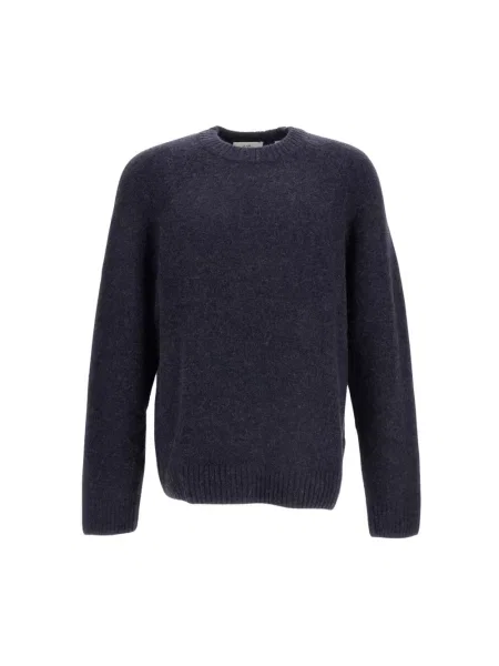 Sweter Les Deux wełniany niebieski