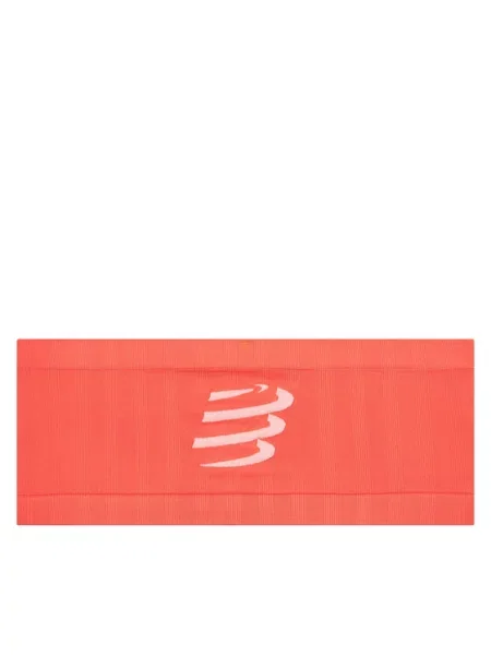 Pasek Compressport Free czerwony jaskrawy M-L czarny
