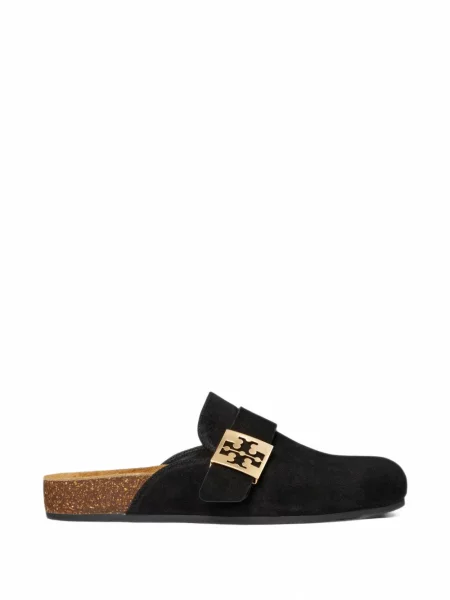 Mules Tory Burch autogrammal fekete