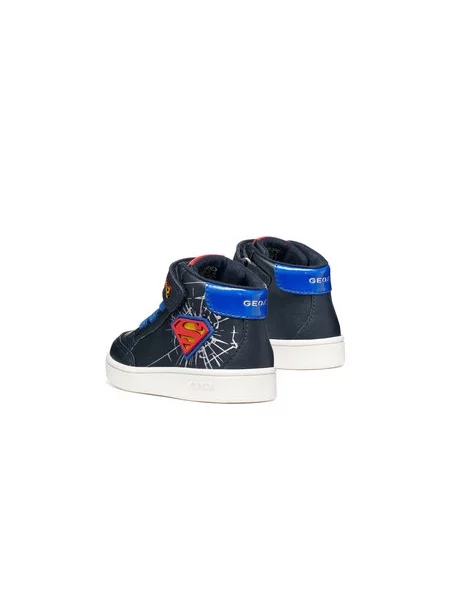 Geox Sneakersy B Eclyper M Tmavomodrá čierna