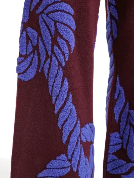 Pantaloni Temperley London tricotate roșu