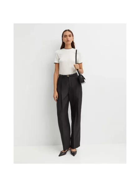 Spodnie Jacquemus dzwony czarne