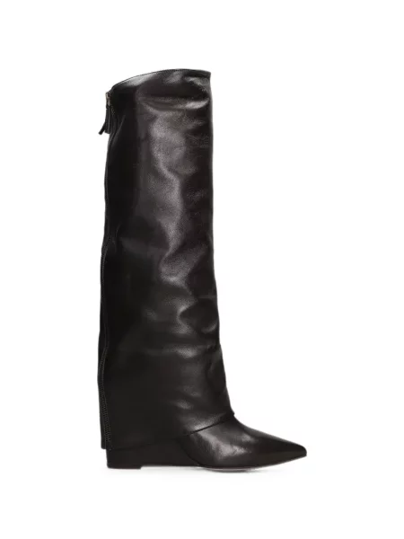 Botine The Seller cu pană maro