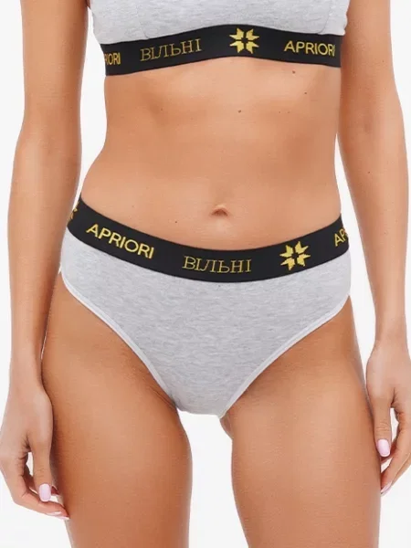 APRIORI Труси Світло-сірий меланж сірі