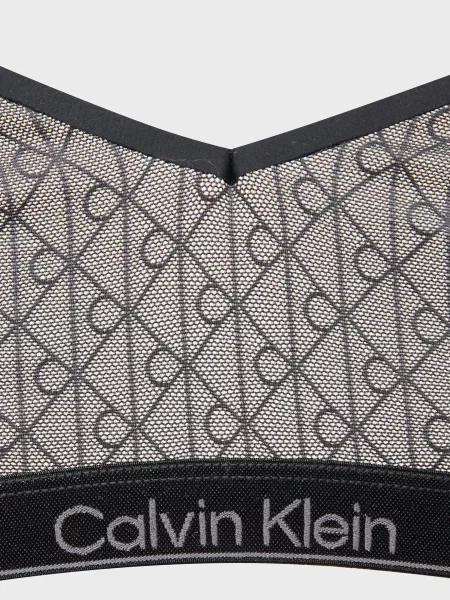 Бралетт Calvin Klein с принтом черный