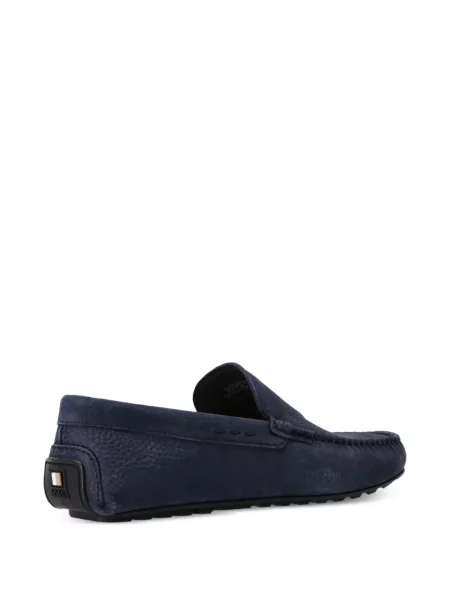 Pantofi loafer Boss din piele albastru